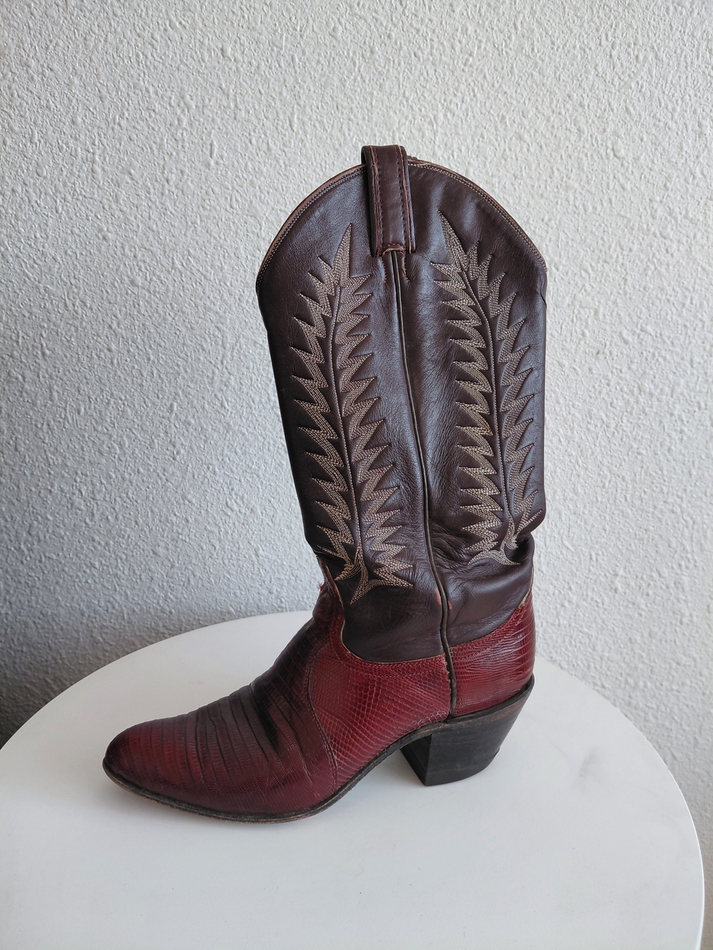Tony Lama Western Rodeo All Leather Booots Made In USA